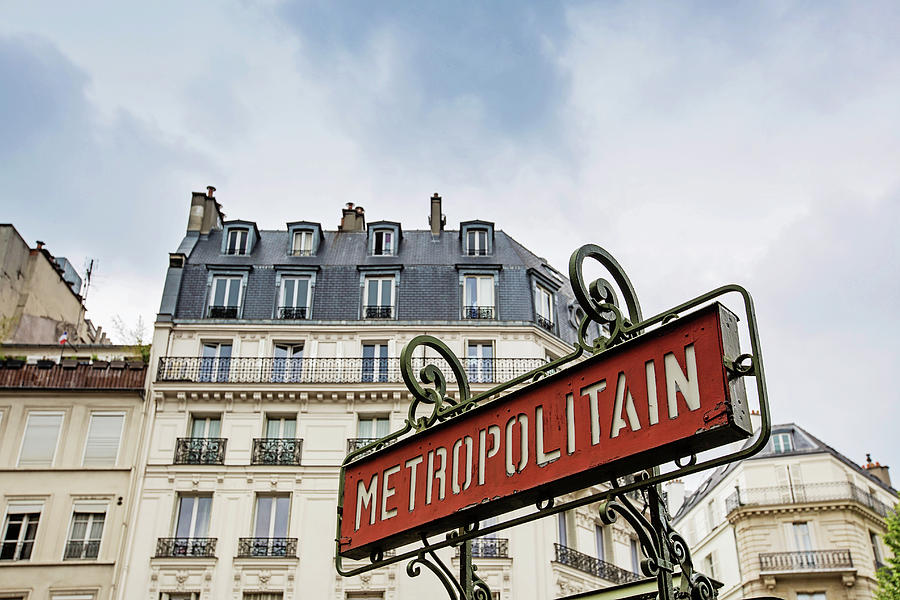 Paris Metro Photograph by Melanie Alexandra Price