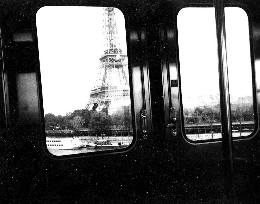 Cityscape Photograph - Paris Metro PhotoSilver Gel by Gordon Lukesh Cityscape Photograph - Paris Metro PhotoSilver Gel by Gordon Lukesh