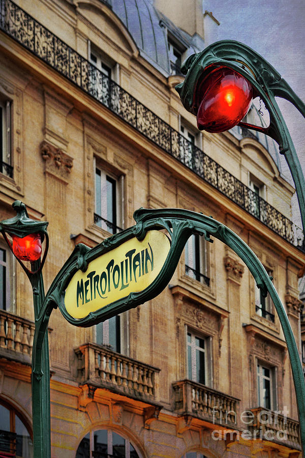 Paris Metropolitain Photograph by Elena Nosyreva