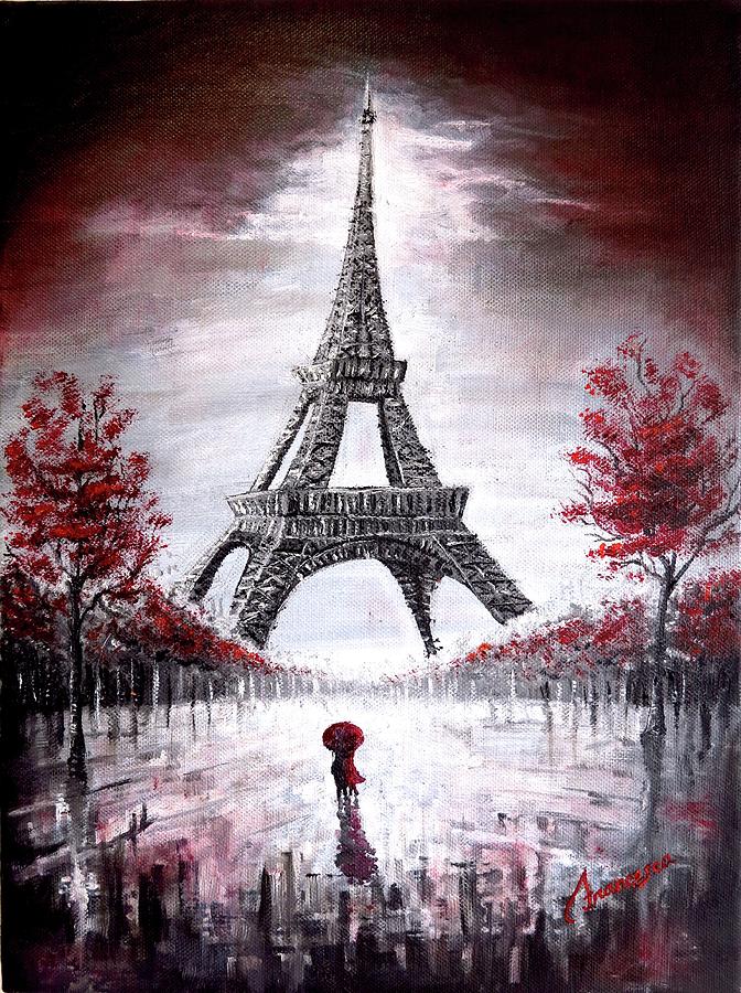 Paris Painting - A Moveable Feast by Francesca Agostini