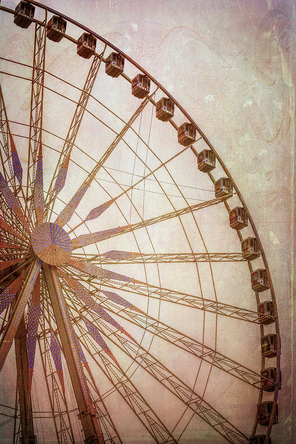 Paris Photograph - Paris Observation Wheel II by Joan Carroll