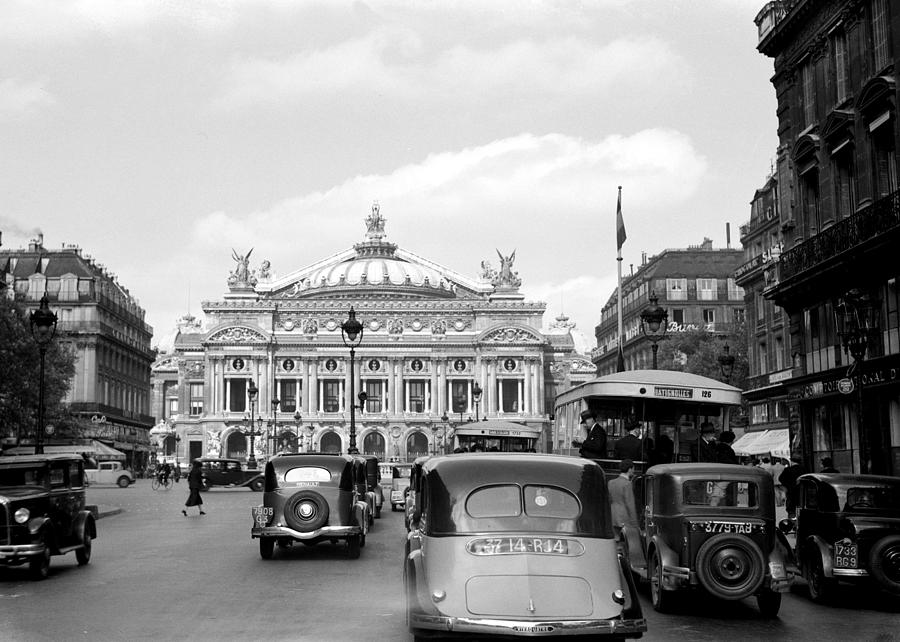 Paris Opera 1935 Photograph by Andrew Fare