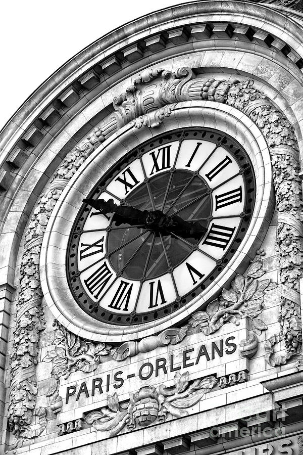 Paris-Orleans Clock at the Musee dOrsay Photograph by John Rizzuto