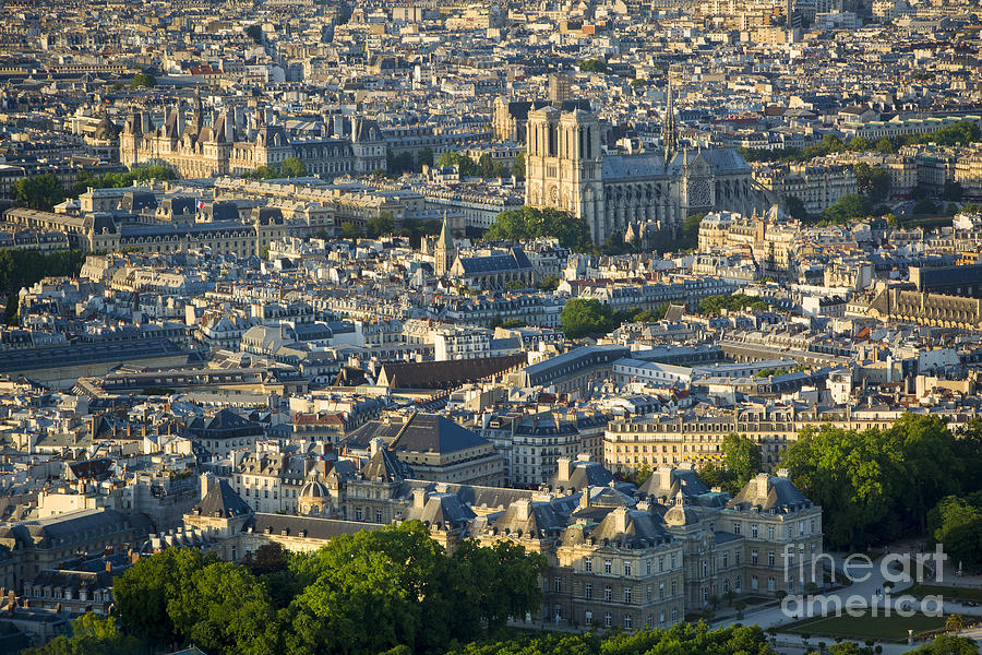 Paris Overhead II Photograph by Brian Jannsen
