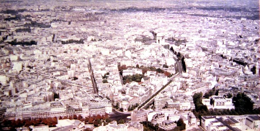 Paris Panorama 1955  Photograph by Will Borden