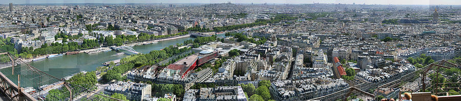 Paris Photograph - Paris Panorama from the Eiffel Tower by Stephen Farley Paris Photograph - Paris Panorama from the Eiffel Tower by Stephen Farley