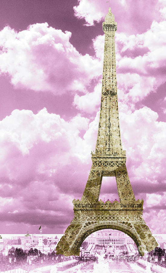 Paris Pink And Gold Photograph