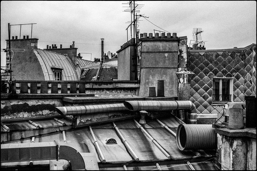 Paris Photograph - Paris Rooftop by Lazh Lo