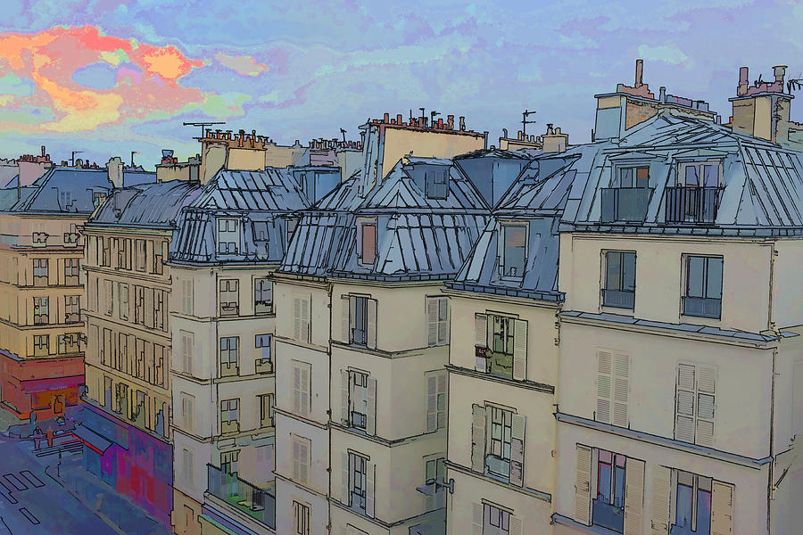 Paris Rooftops Photograph by Hugh Smith