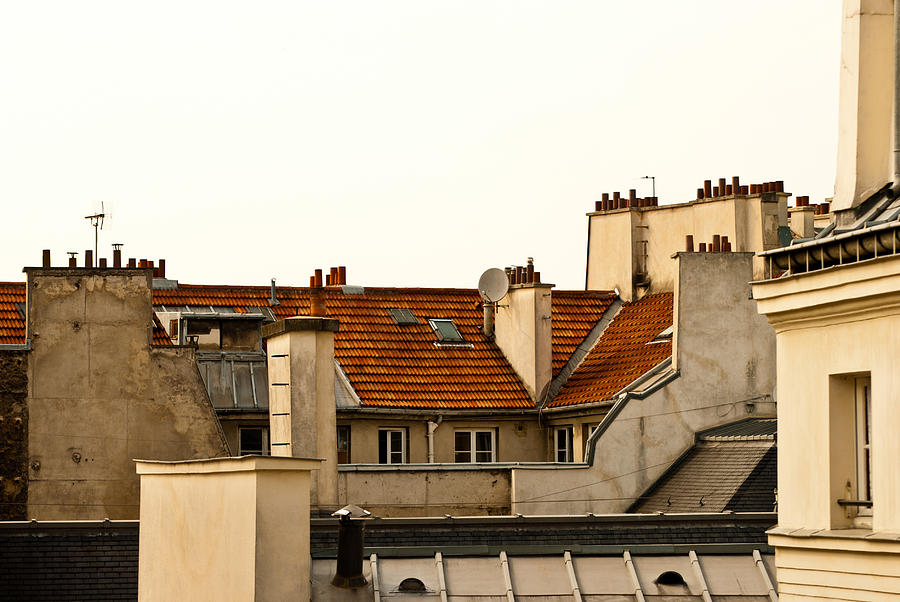 Paris Rooftops Photograph by Jani Freimann