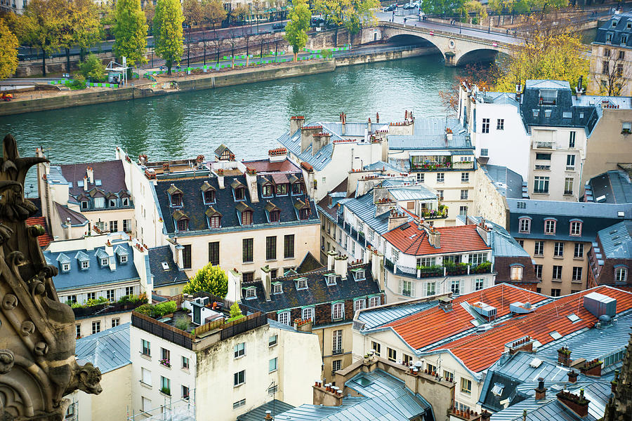 Paris Rooftops Photograph by Sonja Quintero