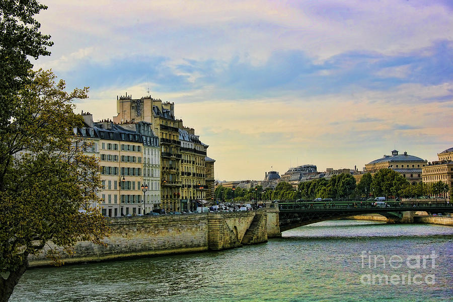 Paris Seine River I Photograph by Chuck Kuhn