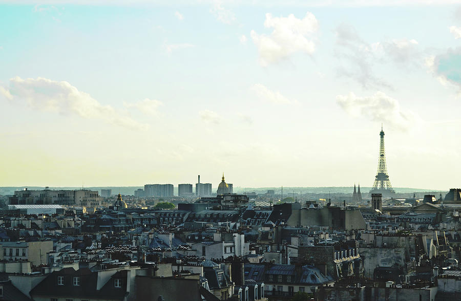 Paris Skyline Photograph by Tinto Designs