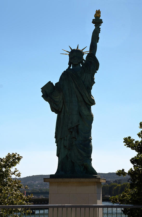 Paris Statue of Liberty Photograph by Sally Weigand