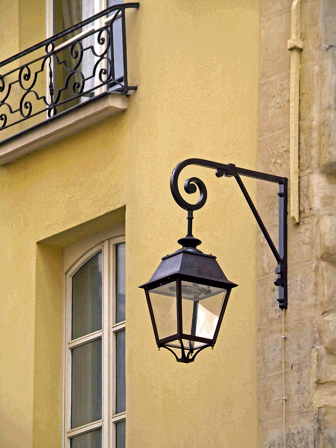 Paris Photograph - Paris Street Lamp by Jean Hall