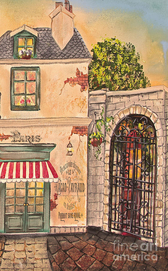 Paris Painting - Paris Street Scene-JP2865 by Jean Plout