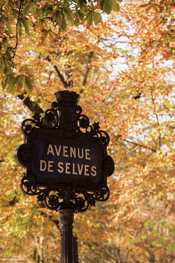 Paris Street Signs - 3 Photograph by Hany J