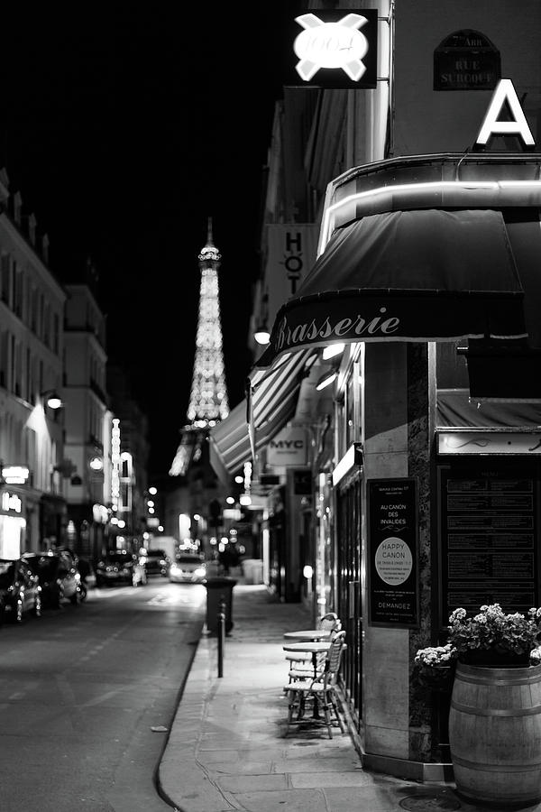 Paris Streets by Night Photograph by Melanie Alexandra Price
