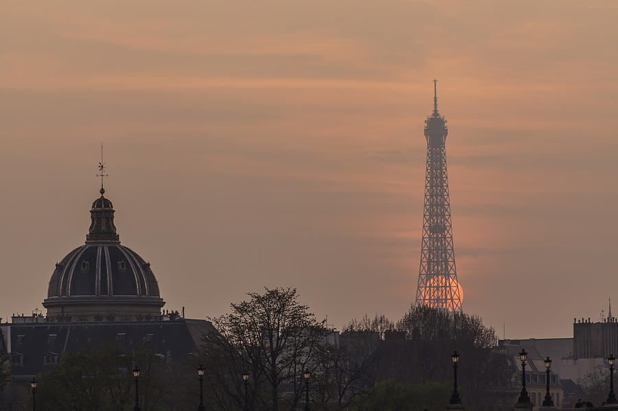 Paris Sunset II Photograph by Mark Harrington