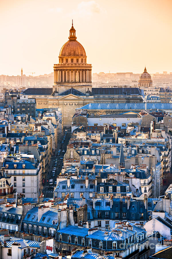 Paris - The Pantheon -  France Photograph by Luciano Mortula