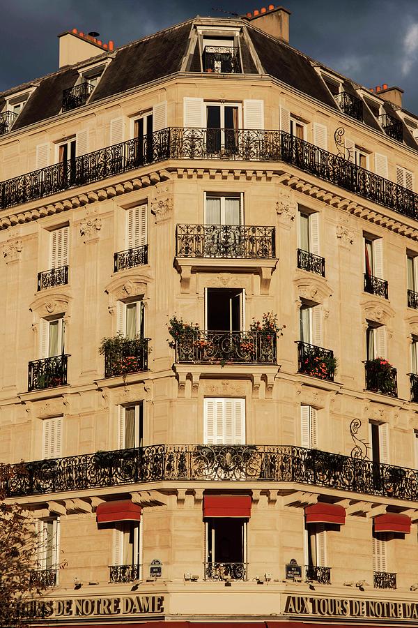 Parisian Building Facades - 4 Photograph by Hany J