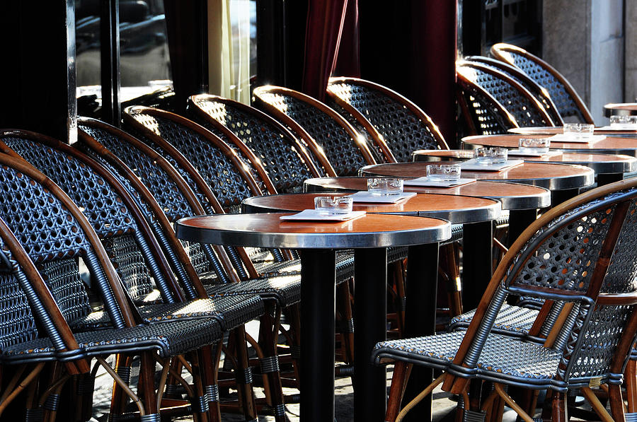 Parisian cafe terrace Photograph by Dutourdumonde Photography