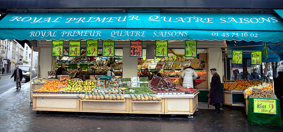 Parisian Market Photograph by Lawrence Boothby