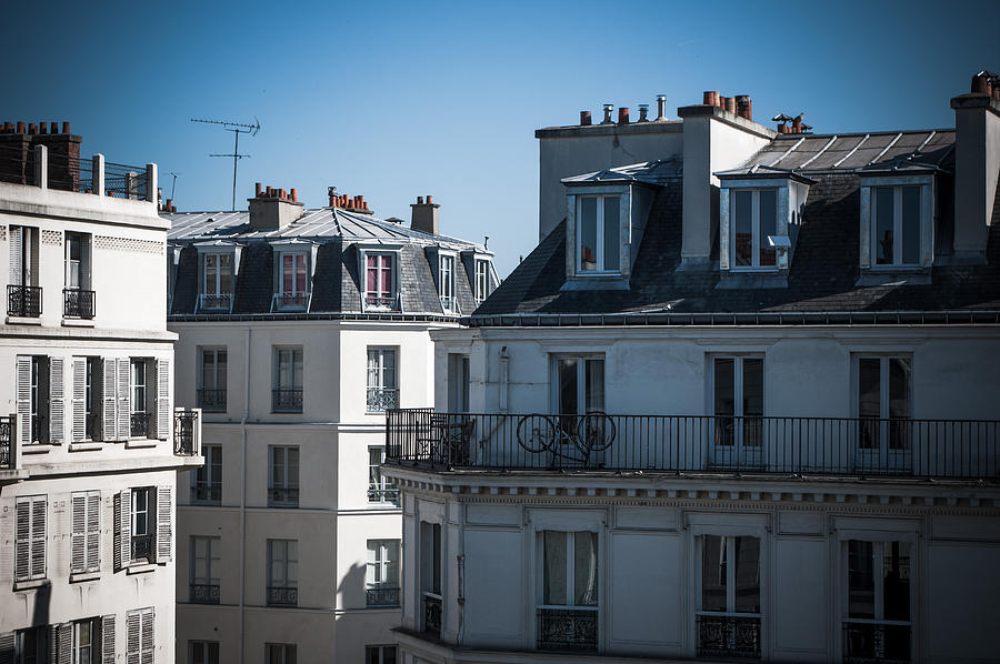 Parisian Rooftops in the Morning Photograph by Lenny Carter