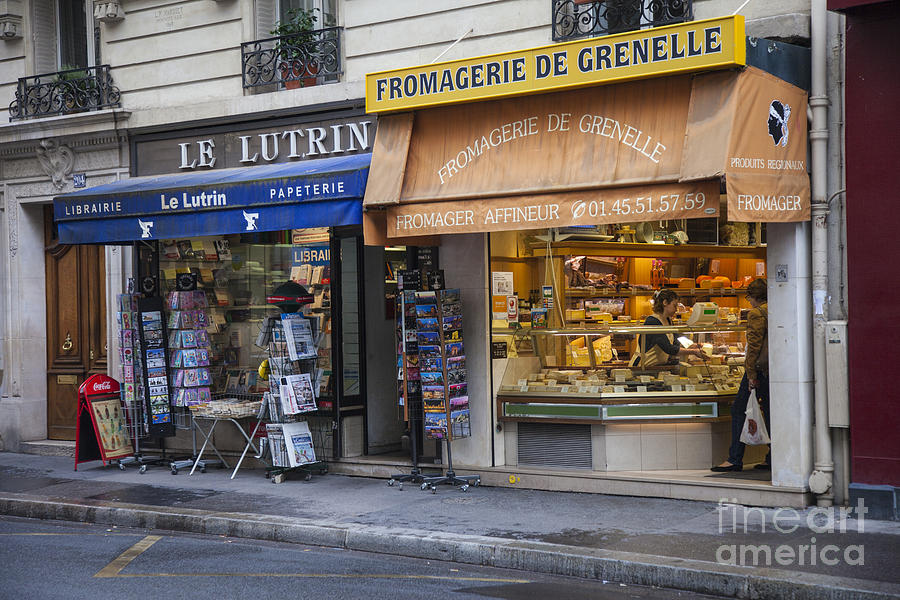 Parisian Shops Photograph by Timothy Johnson