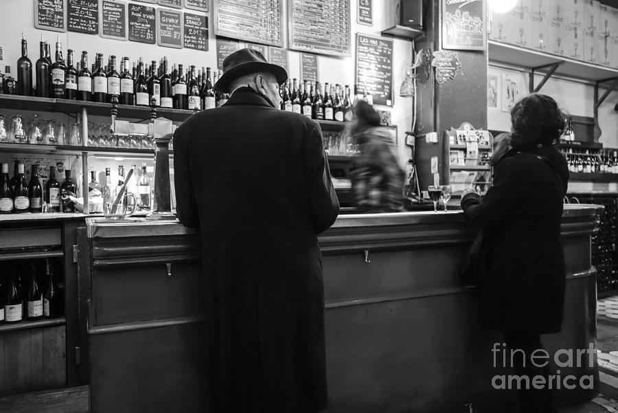 Parisian wine bar. Photograph by Perry Van Munster