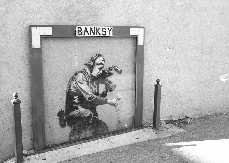Park City Utah Banksy Art Photograph by Ely Arsha