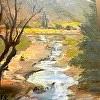 Park Creek Painting by Joyce Snyder