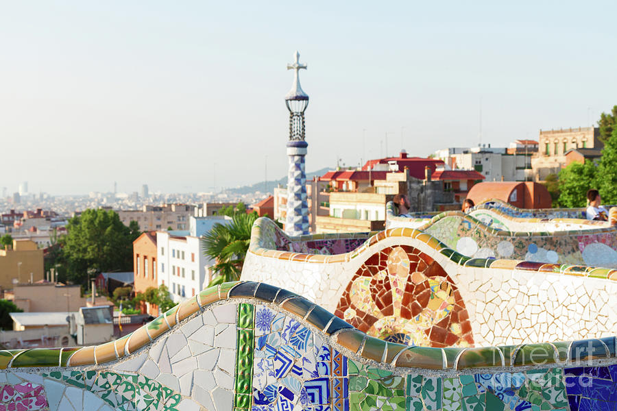 Park Guell in Barcelona Photograph by Anastasy Yarmolovich