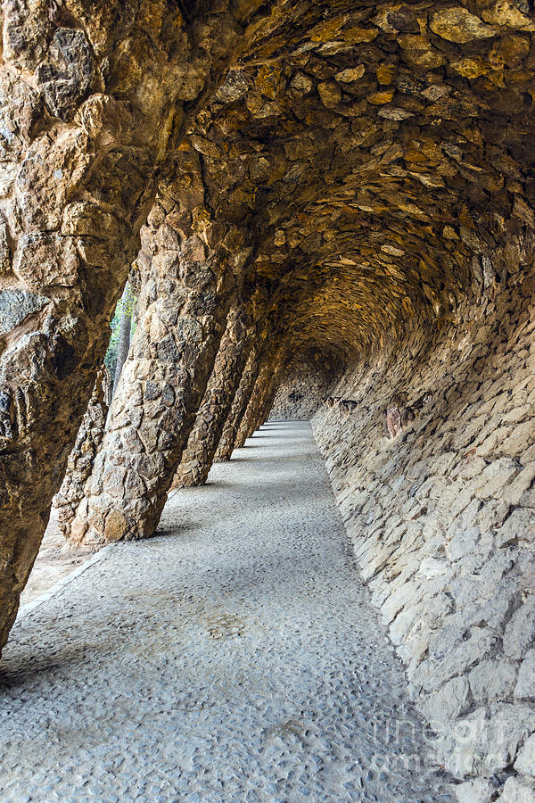 Architecture Photograph - Park Guell by Svetlana Sewell