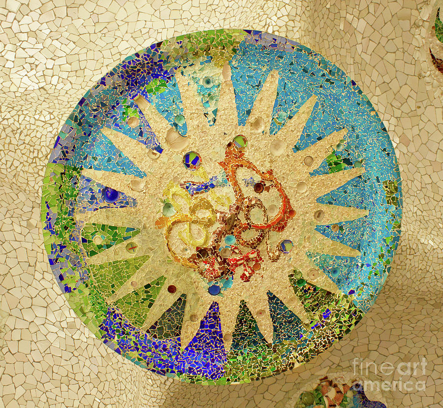 Park Guell Mosaic Photograph by Anastasy Yarmolovich