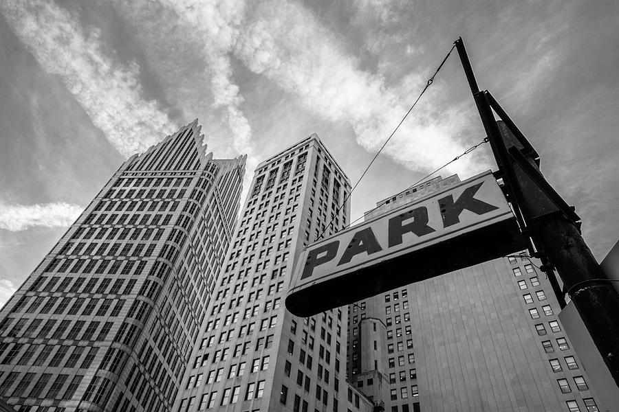 Park in Detroit  Photograph by John McGraw