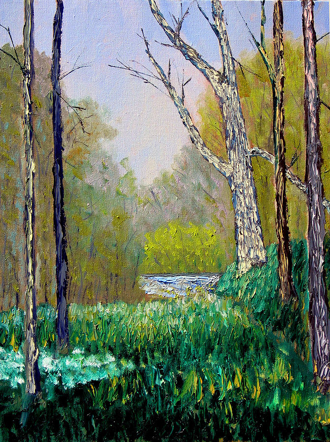 Park Meadow Painting by Stan Hamilton