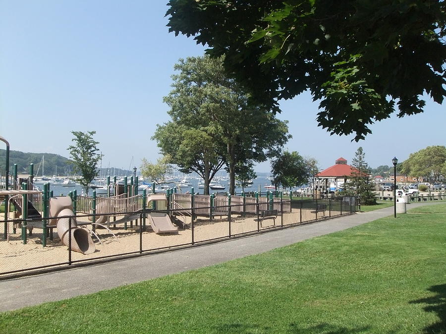 Park on the Harbor Photograph by East Coast Angel