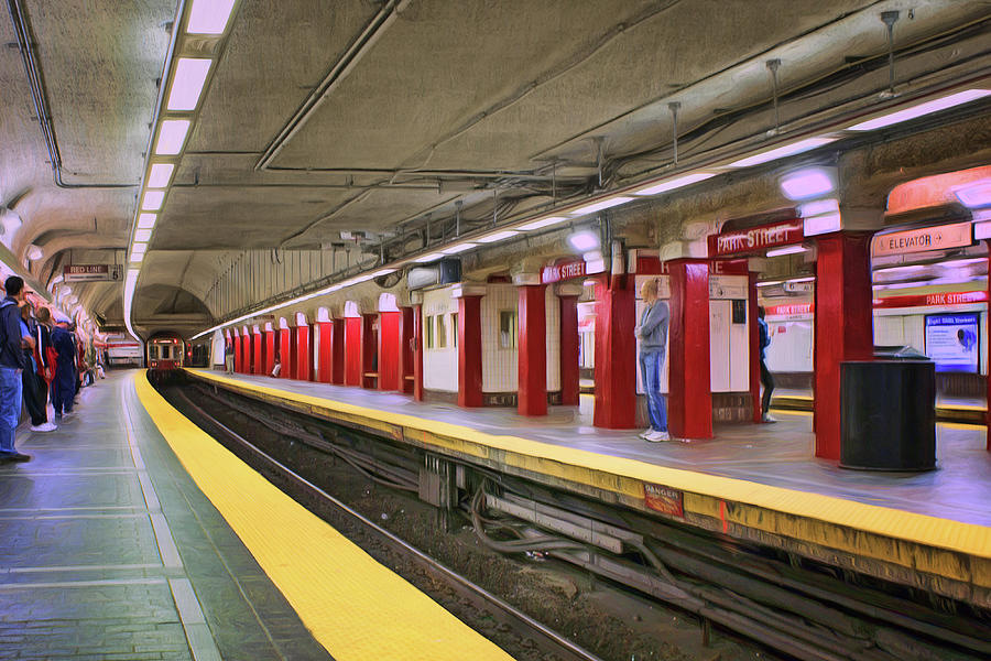 Park Street - Red Line - Boston Photograph by Nikolyn McDonald