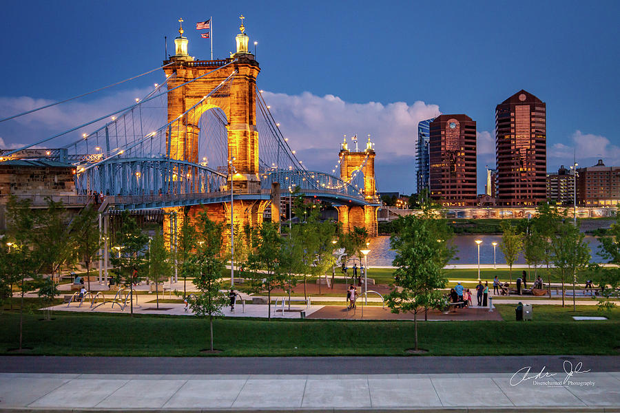 Park under the Bridge Photograph by Andrew Johnson - Fine Art America