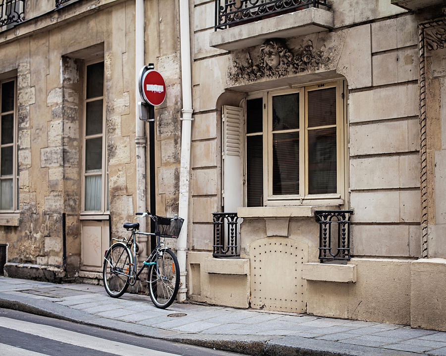PARKED AT ILE SAINT-LOUIS - Paris, France Photograph by Melanie Alexandra Price