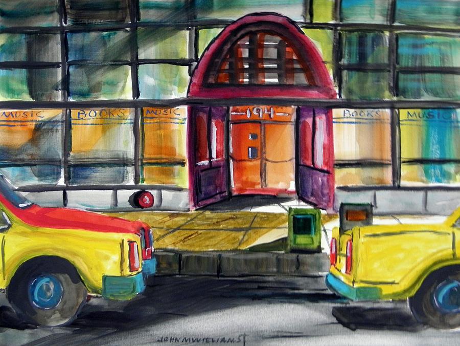 Parked Cabs Painting by John Williams