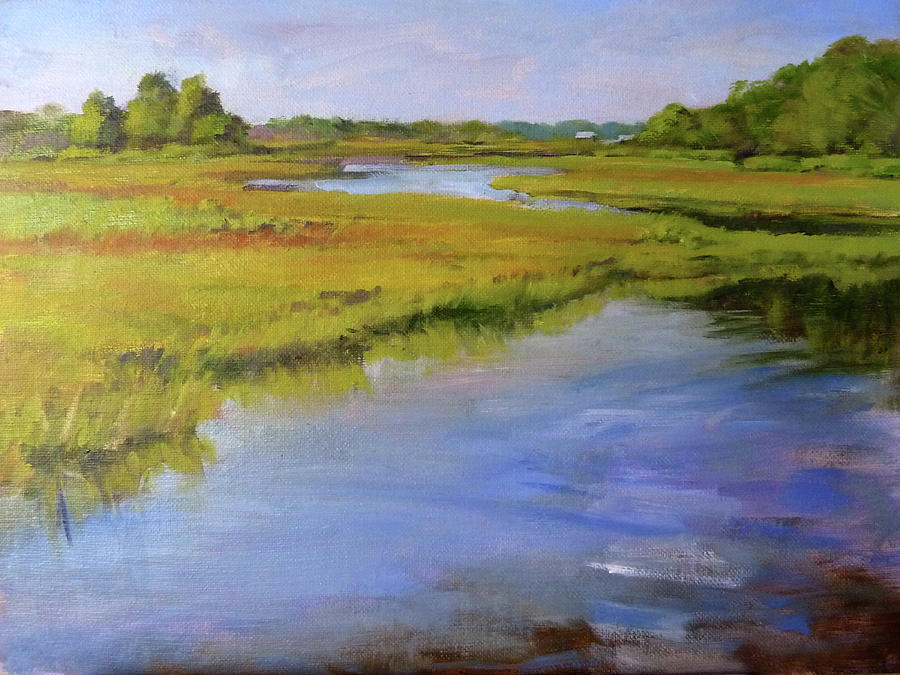 Parkers River, Cape Cod Painting by Peter Salwen