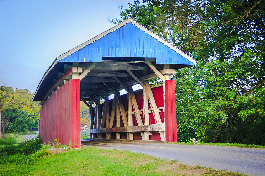 Parks/South Covered Bridge Photograph by Jack R Perry