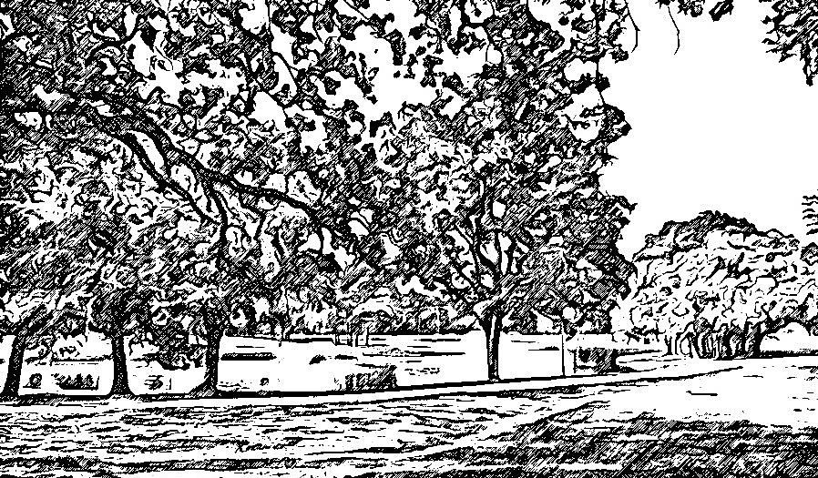 Parkview in Tulsa Digital Art by Michael Lynn Attaway | Fine Art America