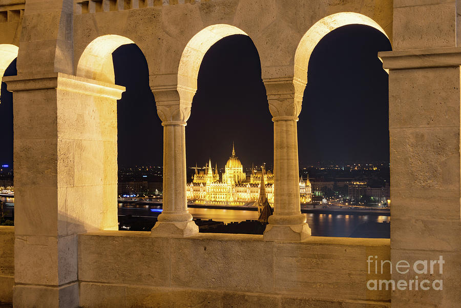 Parliament Building from Fisherman Bastion Photograph by Bob Phillips