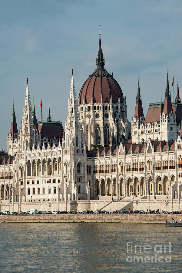 Parliament Building from the Danube Photograph by Bob Phillips