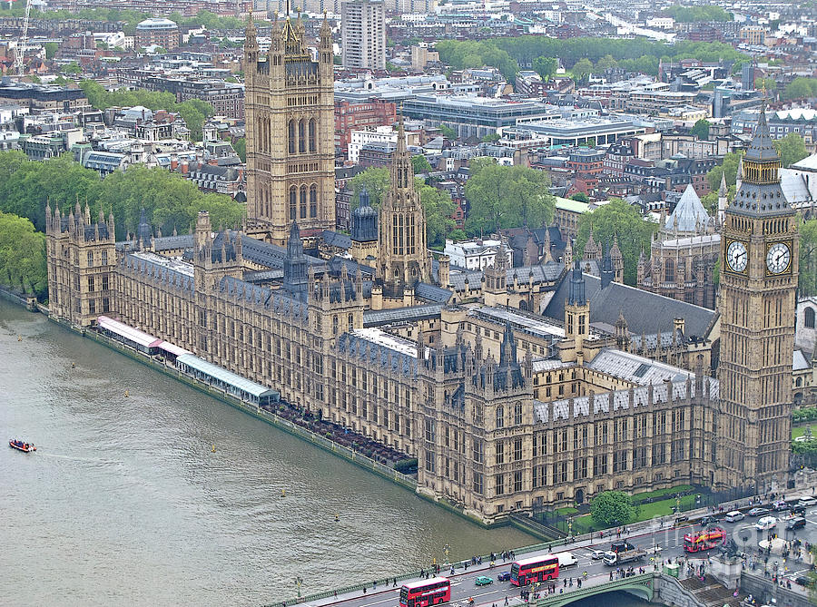 Parliament from Above Photograph by Ann Horn