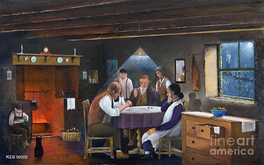 Parlour Games Painting by Ken Wood