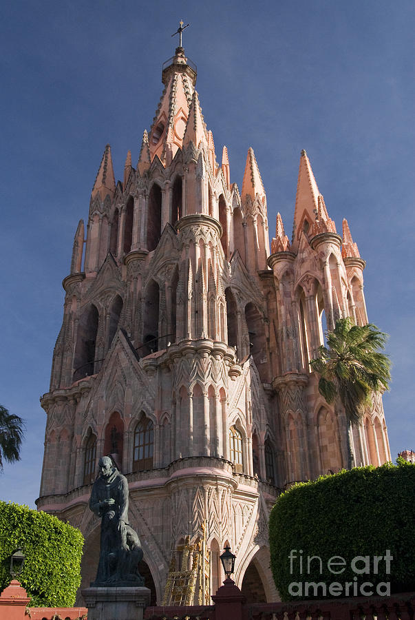 Architecture Photograph - Parroquia de San Miguel by Gloria & Richard Maschmeyer - Printscapes